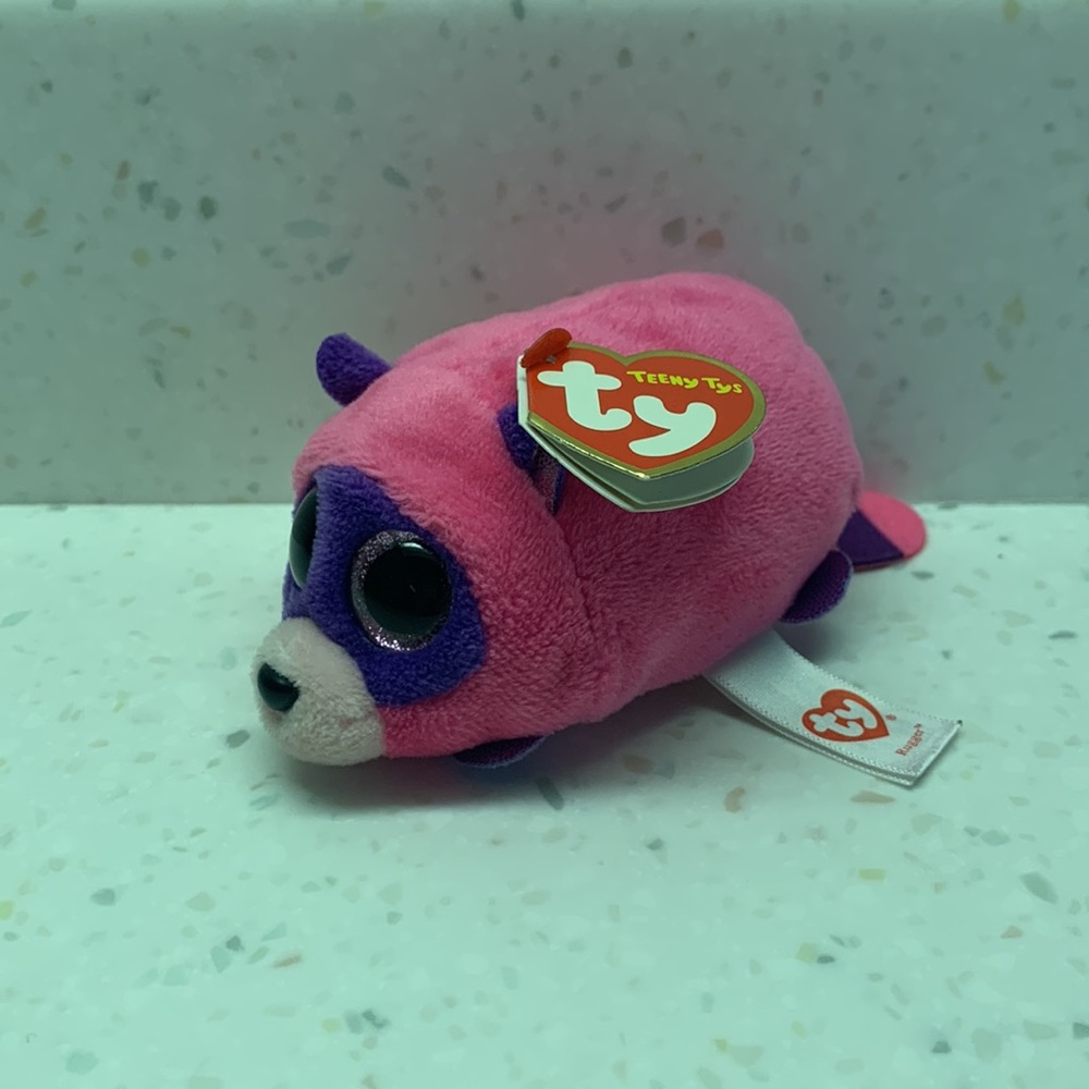 Teeny Ty Rugger The Raccoon Plush *NWMT